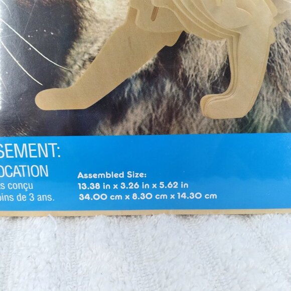 Creatology 3D Natural Wood Wooden Puzzle Tiger 1287 X 332 X 573 - Picture 2 of 3